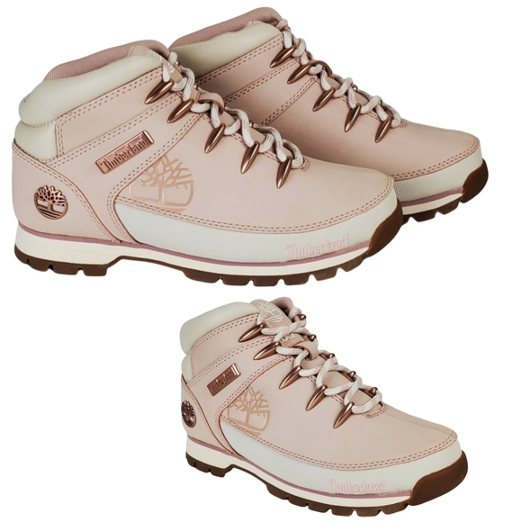Timberland Euro Sprint Mid Hiker A2Gsc In Light Pink For Junior – 4feetshoes